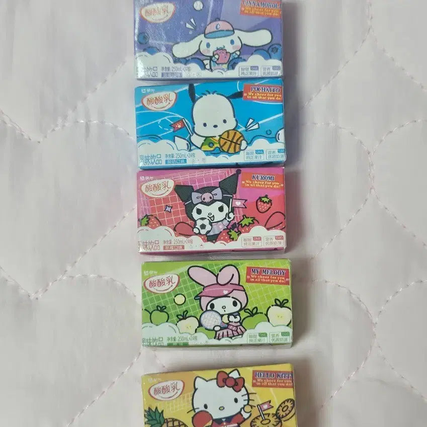 [BUNJANG] Sanrio Food Toy Bundle Set / 산리오 미니어처 식완 5개 일괄