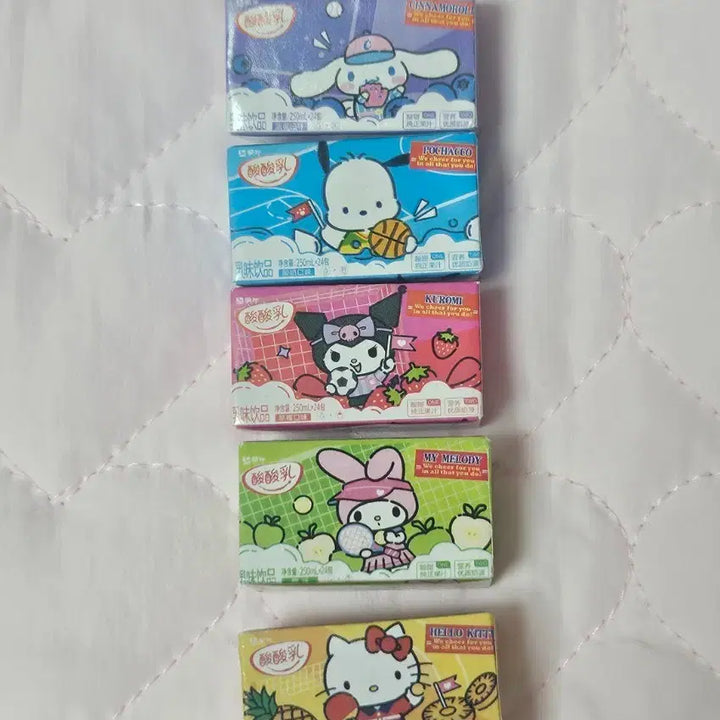 [BUNJANG] Sanrio Food Toy Bundle Set / 산리오 미니어처 식완 5개 일괄