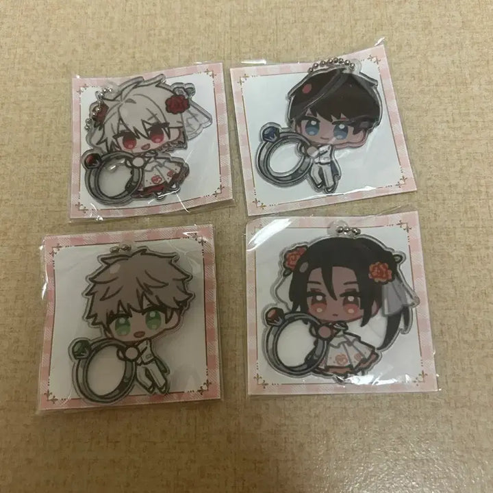 [BUNJANG] Eternal Return Wedding Ring Keychain Bundle Set / 이터널리턴 웨딩링 키링 일괄 급처
