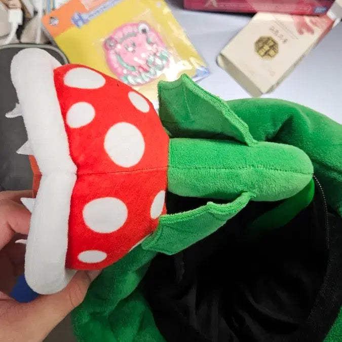 [BUNJANG] Super Mario Piranha Plant Pop-Up Plush Toy / 슈퍼마리오 토관 뻐끔 플라워 튀어나오는 인형