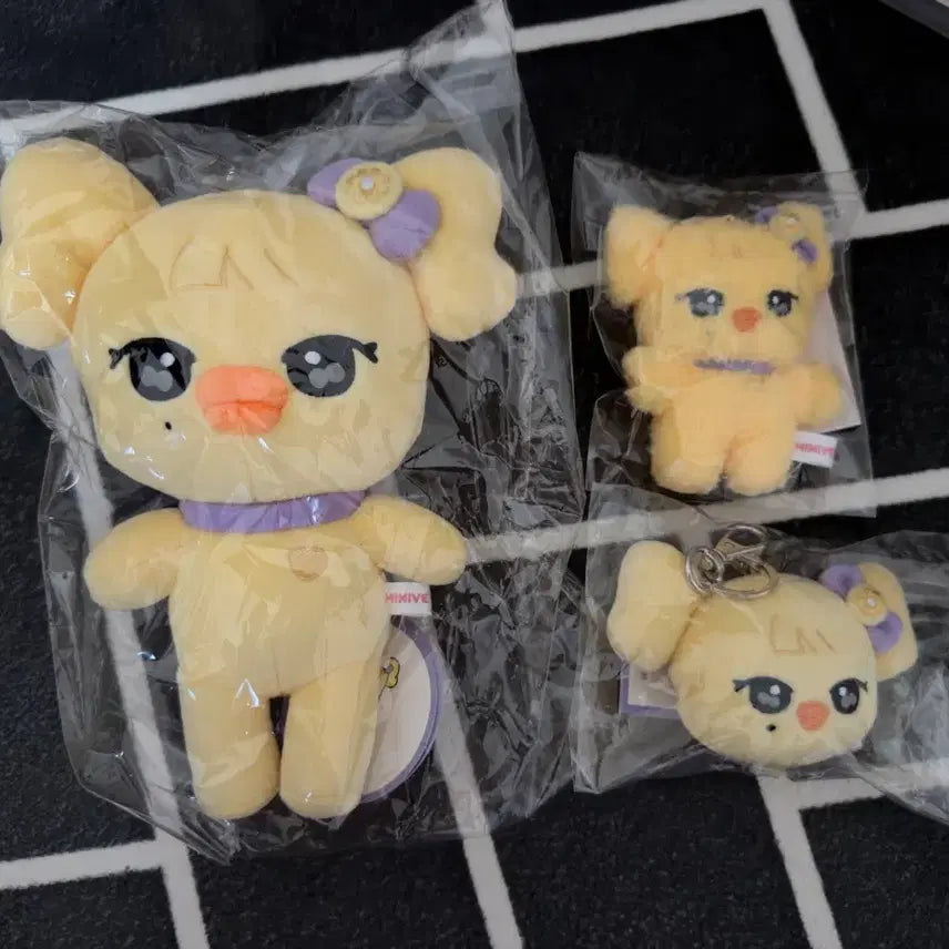 [BUNJANG] IVE Rei Mini Plush Keychain 10cm Bundle Set / 아이브 레이 ive 굿즈 미니브 일괄 양도 나오리 키링 10cm 페이스
