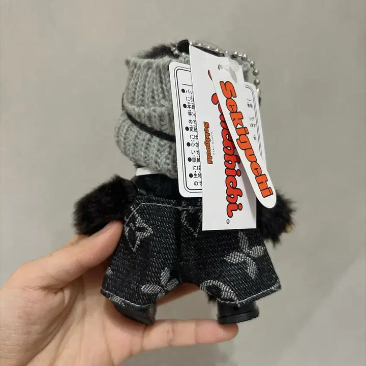 [BUNJANG] Custom Monchhichi Colors Black Monchhichi / 커스텀 몬치치 컬러즈 블랙 몬치치