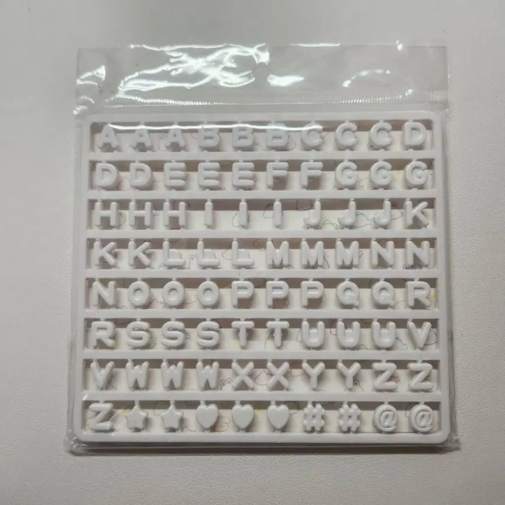 [BUNJANG] Jamdori Custom Initial Keyring Alphabet Charm 10th Anniversary Pixelley Sealed / 잠뜰 커스텀 이니셜 키링 이름표 알파벳 파츠 10주년 팝업 픽셀리 미개봉