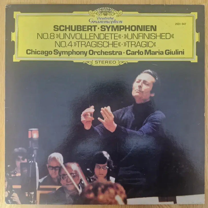 [BUNJANG] Carlo Maria Giulini Schubert Symphonies No.8 &amp; No.4 LP / [C] Carlo Maria - Schubert: Symphonies No.8 &amp; No.4 LP (속지X)