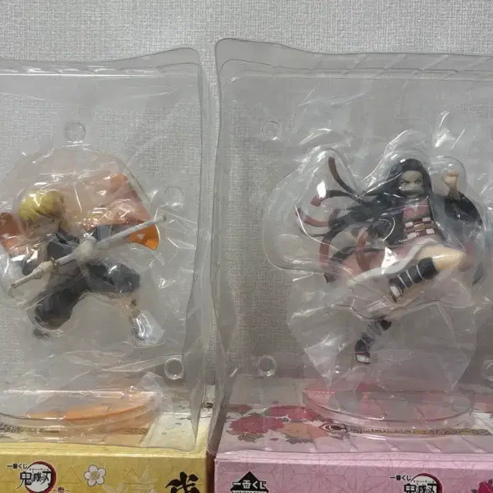 [BUNJANG] Demon Slayer: Kimetsu no Yaiba Ichiban Kuji Zenitsu &amp; Nezuko Figures Bundle Set (Unsealed) / (개봉품)귀멸의칼날 제일복권 B상 젠이츠, C상 네즈코 피규어 일괄 판매합니다!