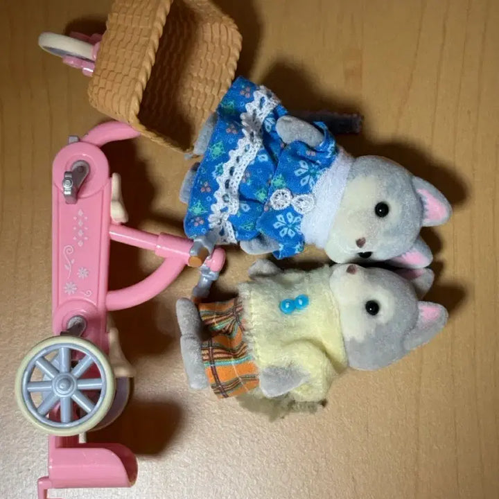 [BUNJANG] Sylvanian Families Husky Bicycle Set / 실바니안 허스키 자전거 세트
