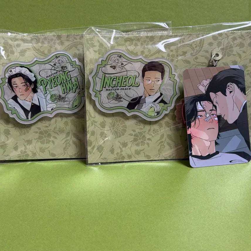 [BUNJANG] Salondebon Juui Pyonghwa Name Plate 2 Types Lucky Draw Photocard / 살롱드르봉 주의평화 네임 플레이트 2종 구매 특전 포토카드 1종