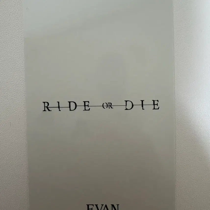 [BUNJANG] Evan Official Photocard / 에반 공방포카 양도