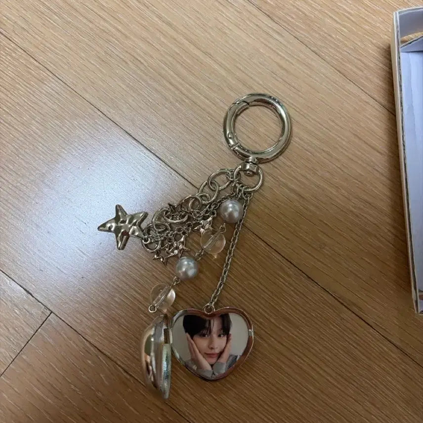 [BUNJANG] Riku Steady Popup MD Pendant Keyring / 보관용 리쿠 스테디 하트팬던트 키링 +덤
