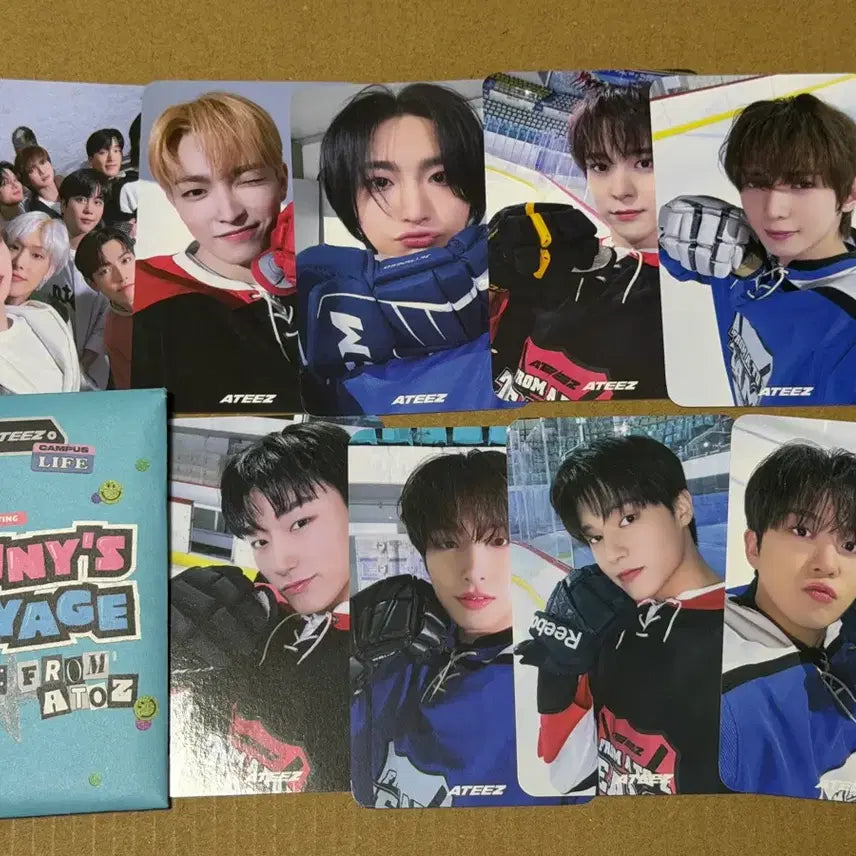 [BUNJANG] Ateez 2024 Fanmeeting ATINY Zone Photocard Bundle Set / 에이티즈 2024 팬미팅 에이티니존 포카 포토카드 ateez fanmeeting