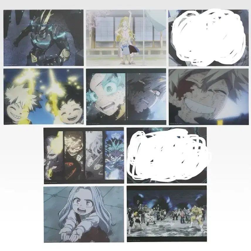 [BUNJANG] My Hero Academia Ichiban Kuji Prize H Canvas Style Board Set (8 Types, Sealed) / [미개봉]히로아카 제일복권 H상 캔버스풍 보드 8종