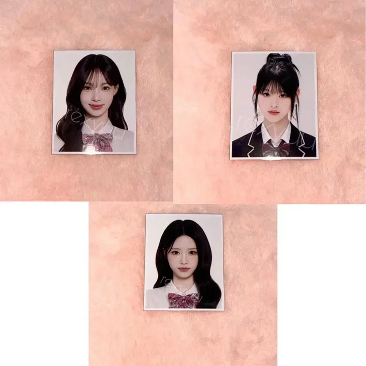[BUNJANG] Lisene Proof Photo Set Minami Woni Jina / 리센느 비공굿 증명사진 증사 일괄 세트 미나미 원이 제나