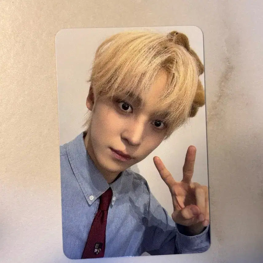 [BUNJANG] ATEEZ Yunho Golden Hour 5 Mapdal Special Photocard / 에이티즈 윤호 골든아워5 맵달 특전 포토카드 티즈 머리 위에 곰