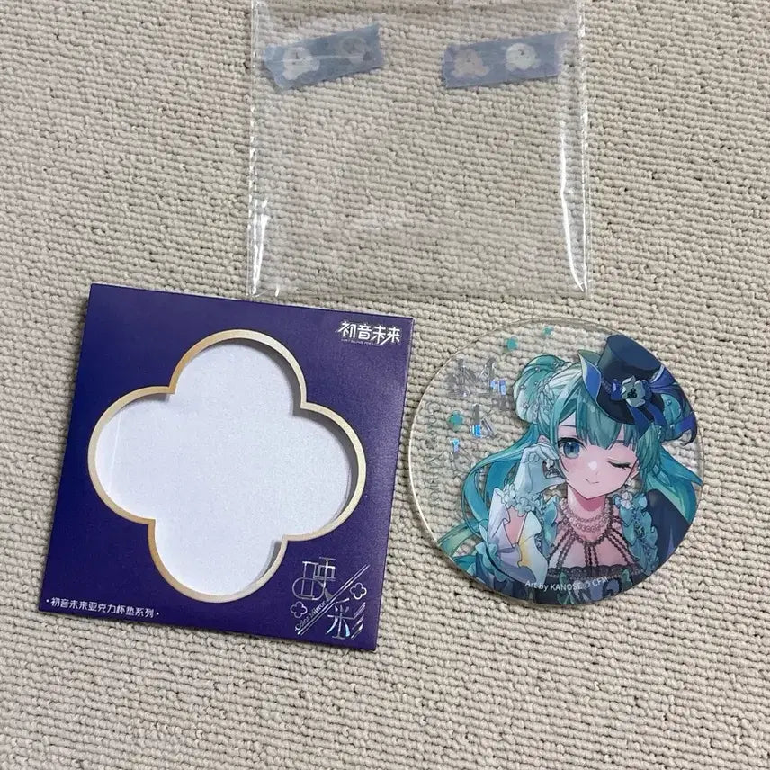 [BUNJANG] Vocaloid Hatsune Miku Chinese Acrylic Coaster / 보컬로이드 하츠네 미쿠 중국 아크릴 코스터 보카로 프로세카