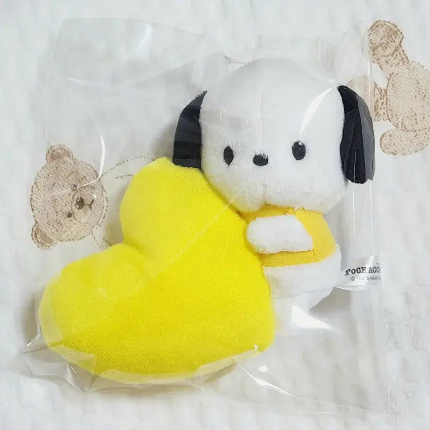 [BUNJANG] Sanrio Pochacco Heart Mascot / 산리오 포차코 하트 마스코트 팝니다.