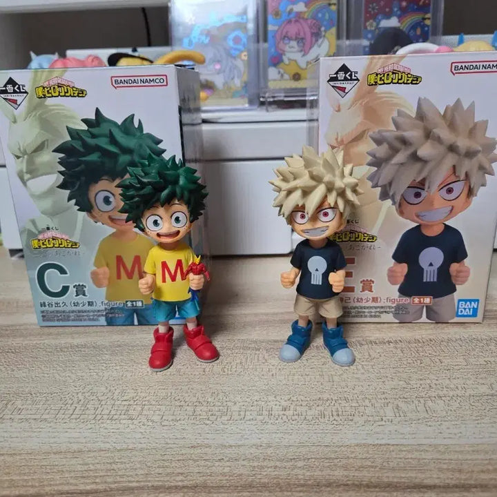 [BUNJANG] My Hero Academia Ichiban Kuji Childhood Deku C Prize, Bakugo E Prize (Opened Set) / (개봉)히로아카 제일복권 유년기 미도리야 C상, 바쿠고 E상 일괄