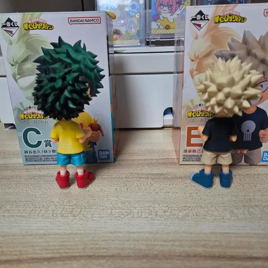 [BUNJANG] My Hero Academia Ichiban Kuji Childhood Deku C Prize, Bakugo E Prize (Opened Set) / (개봉)히로아카 제일복권 유년기 미도리야 C상, 바쿠고 E상 일괄