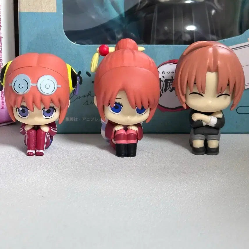 [BUNJANG] Gintama Machiboke Gacha Figures Kagura Kamui Sanjyo Yoshwara Bundle Set / (일괄) 은혼 마치보케 가챠 피규어 카구라 카무이 삼젯 요시와라