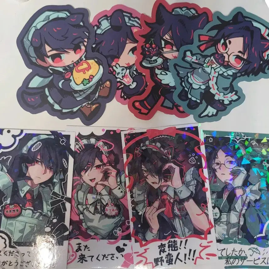 [BUNJANG] Ooo E OJB Lucky Draw Sticker Bundle Set / 오오에 ㅇㅈㅂ님 체키 스티커 일괄