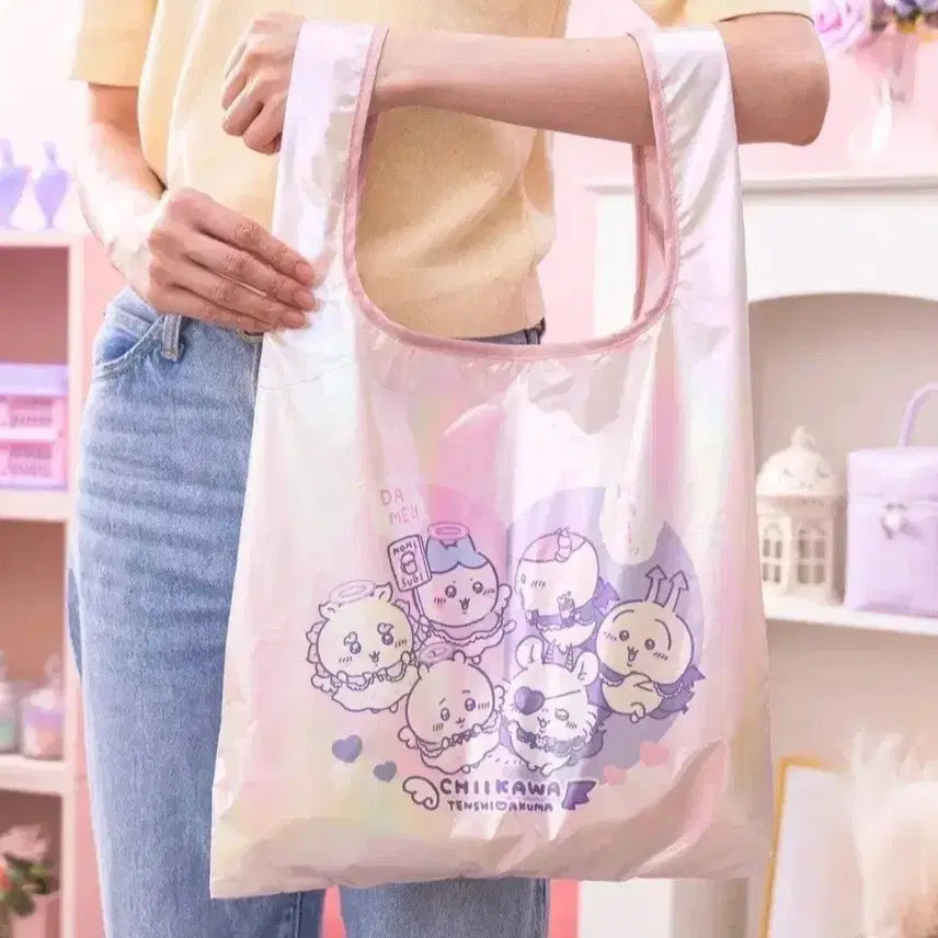 [BUNJANG] Chiikawa Angel &amp; Devil Aurora Eco Bag / 치이카와 천사 &amp; 악마 오로라 에코백