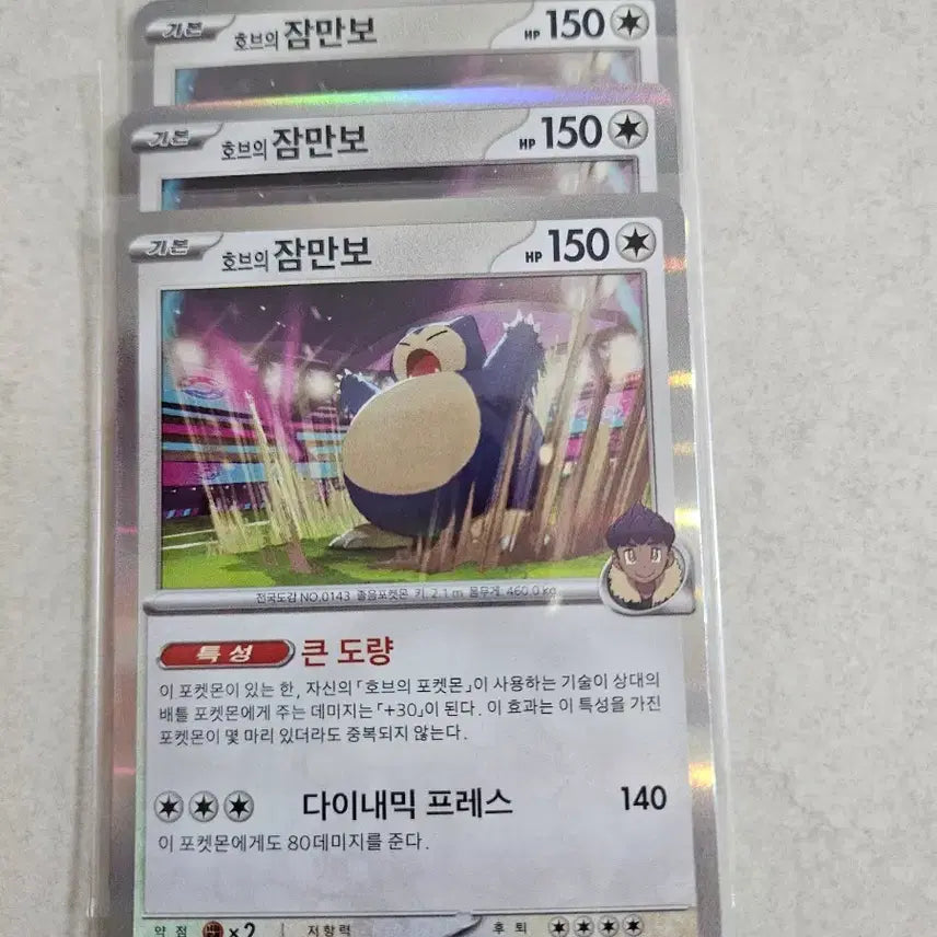 [BUNJANG] Pokemon Card Snorlax Deck Box / 포켓몬 카드 덱소스 호브의 잠만보