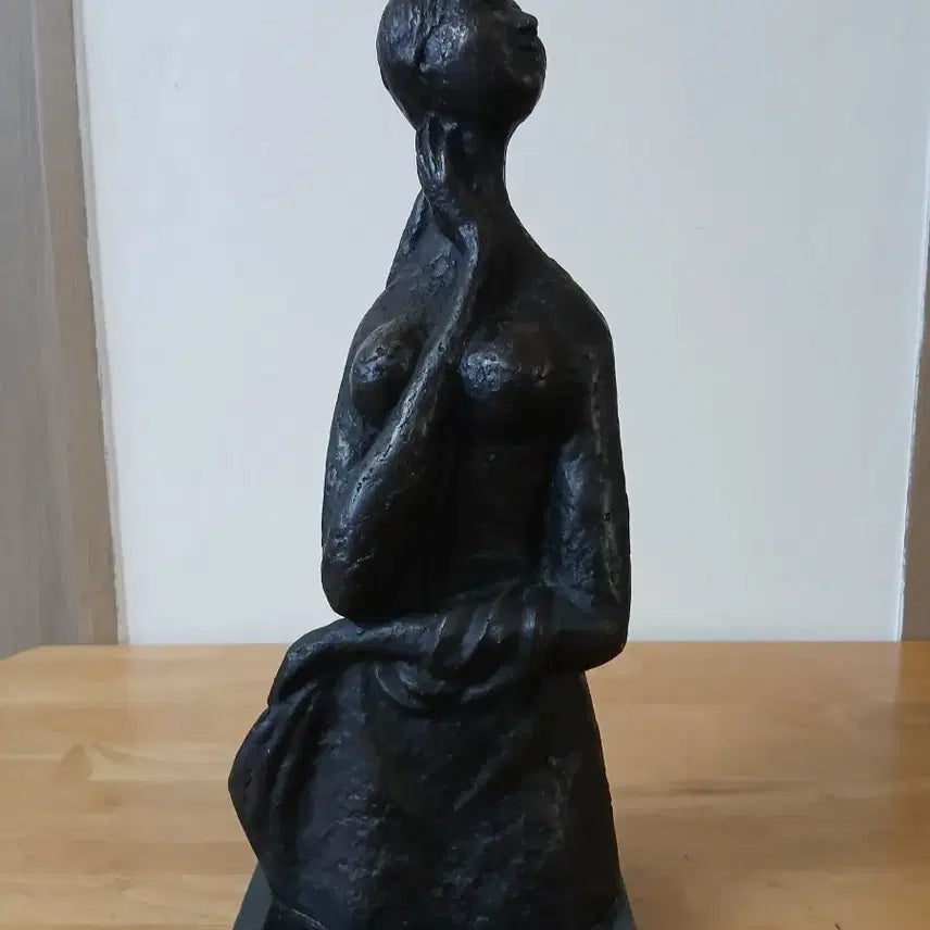 [BUNJANG] Woman Figure Marble Base / 여인상