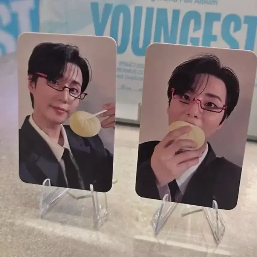 [BUNJANG] Young K Musinsa Glasses Mandu Photocard (Album Included) / 영케이 무신사 안경만두 포카