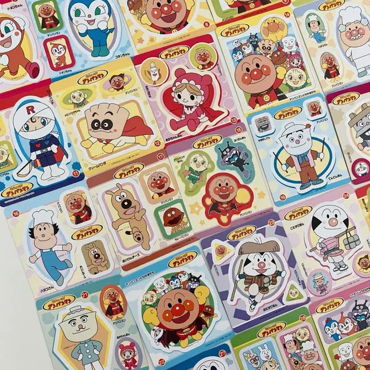 [BUNJANG] Classic Anpanman Sticker Full Set (1-30) / 고전 호빵맨 스티커 1-30 풀세트