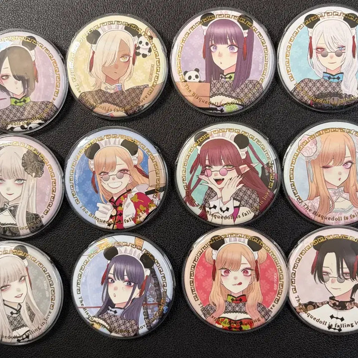 [BUNJANG] My Dress-Up Darling Chuunibyo Restaurant Can Badge Full Set / 비스크돌 중화반점 캔뱃지 전종
