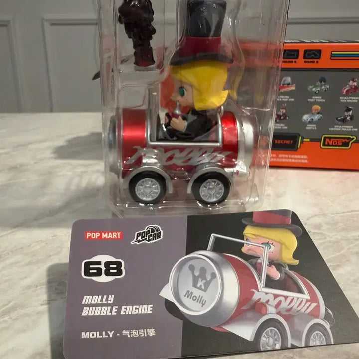 [BUNJANG] Pop Mart Molly Bubble Engine Figure Super Track Pop Car / 팝마트 몰리 버블 엔진 피규어슈퍼트랙 팝카
