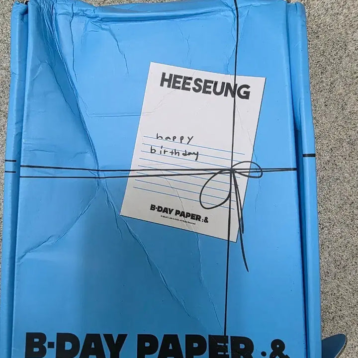 [BUNJANG] ENHYPEN Heeseung B-DAY PAPER Set / 엔하이픈(ENHYPEN) 멤버 희승의 생일을  &
