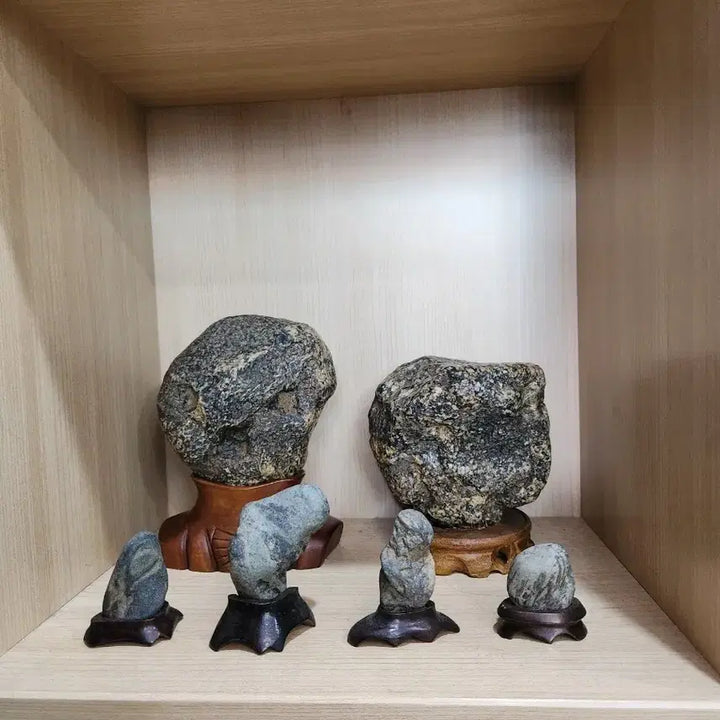 [BUNJANG] Leopard Jasper Stones Bundle (2 pcs) / 수석 호피석 인상석 2개 일괄