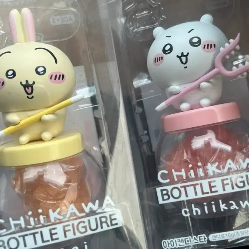 [BUNJANG] Usagi &amp; Chiikawa Bottle Figure Bundle Set / 먼작귀 보틀피규어 우사기, 치이카와
