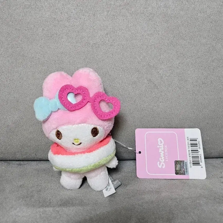 [BUNJANG] Sanrio My Melody Summer Tube Keychain Doll / 정품 산리오 마이멜로디 써머 튜브 키링 인형