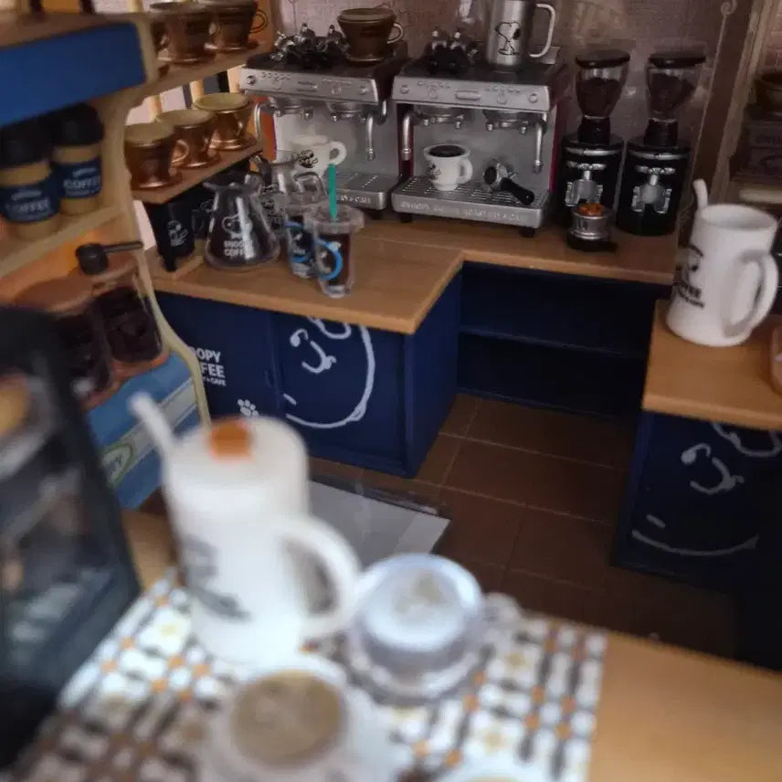 [BUNJANG] Snoopy Roastery Cafe Re-Ment Set (8 Types) / 스누피 로스터리카페 리멘트 8종세트