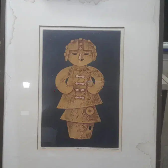 [BUNJANG] 1970s Japanese Art Piece Framed / 1970년대 일본 그림 1점