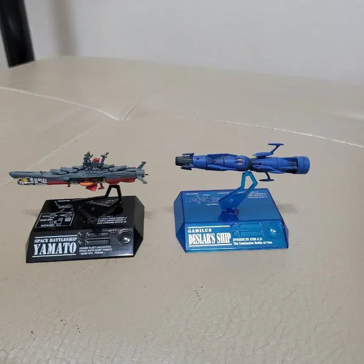 [BUNJANG] Bandai Space Battleship Yamato &amp; Dessler Ship Figures / 우주전함 야마토 &amp; 데슬라 함선 피규어.