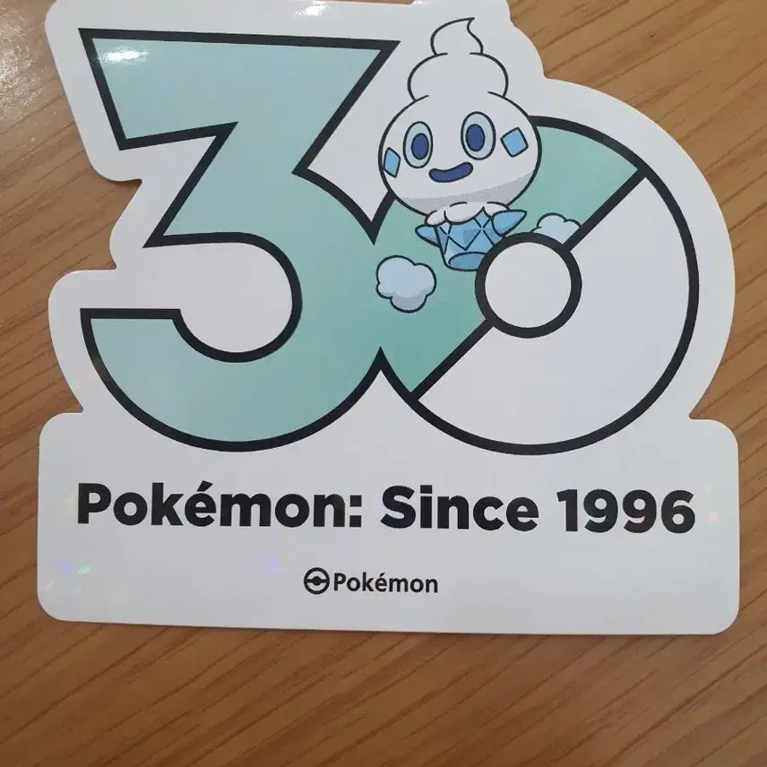 [BUNJANG] Pokemon 30th Anniversary Logo Sticker / 포켓몬 30주년 로고 스티커 바닐프티