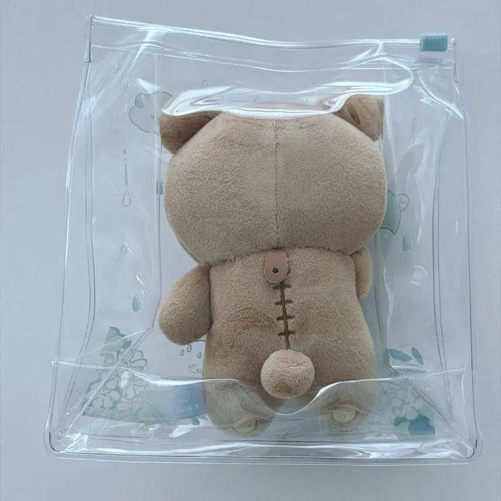 [BUNJANG] San-X Rilakkuma Clear File Umbrella Item / 산엑스 비온뒤맑음 지퍼백 우산 리락쿠마 인형
