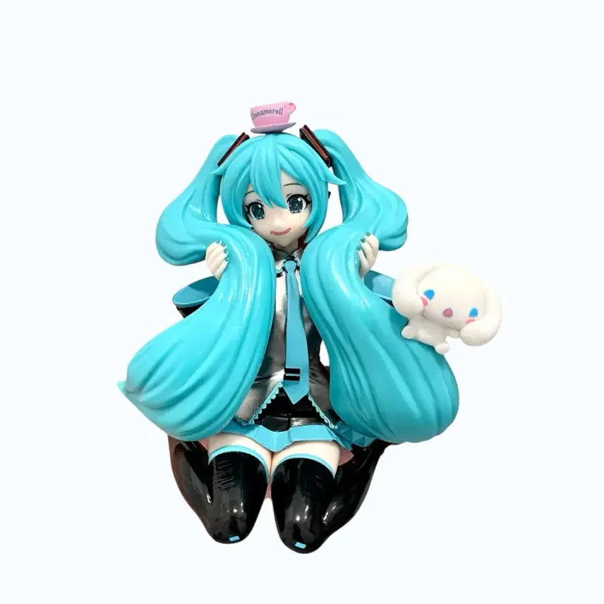 [BUNJANG] Hatsune Miku Cinnamoroll Choco Nose Figure / 하츠네 미쿠 시나모롤 초코노세 피규어