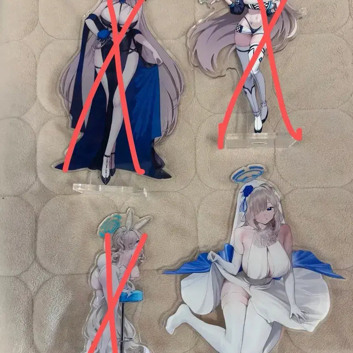 [BUNJANG] Blue Archive Toki Asuna Acrylic Stand Bundle Set / 블루아카이브 c&amp;c 공식 + 토키 아스나 아크릴 스탠드 일괄 판매