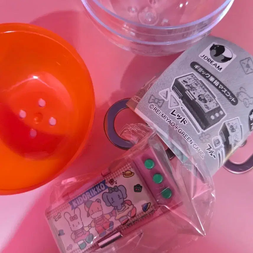 [BUNJANG] KidoriKo Pink Pencil Case Gacha Sealed / 미개봉 키도리코 핑크 필통가챠