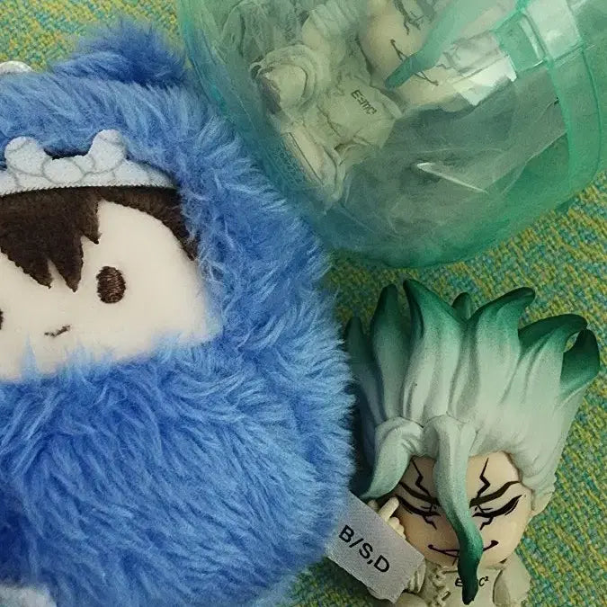 [BUNJANG] Senku &amp; Chrome Shoulder Perching Plush Set / (일괄)어깨쿵 센쿠2개+크롬타피누이