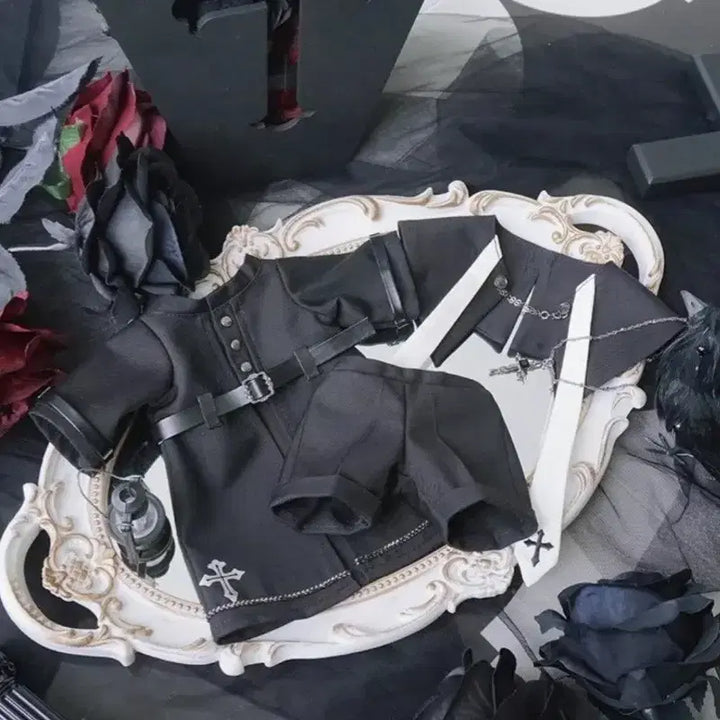 [BUNJANG] 30cm Bride Outfit Set / 30cm 신부복 무속성 솜인형옷 반바지