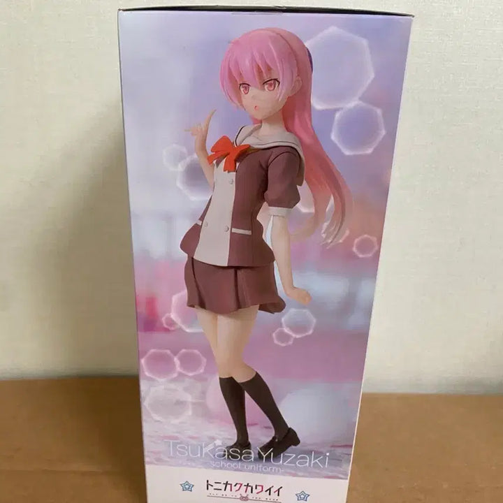 [BUNJANG] Sega "Uchouten Kazoku" Yukata Tsukasa School Uniform Figure (Unsealed) / 개봉) 세가 어쨌든 귀여워 유자키 츠카사 피규어 교복