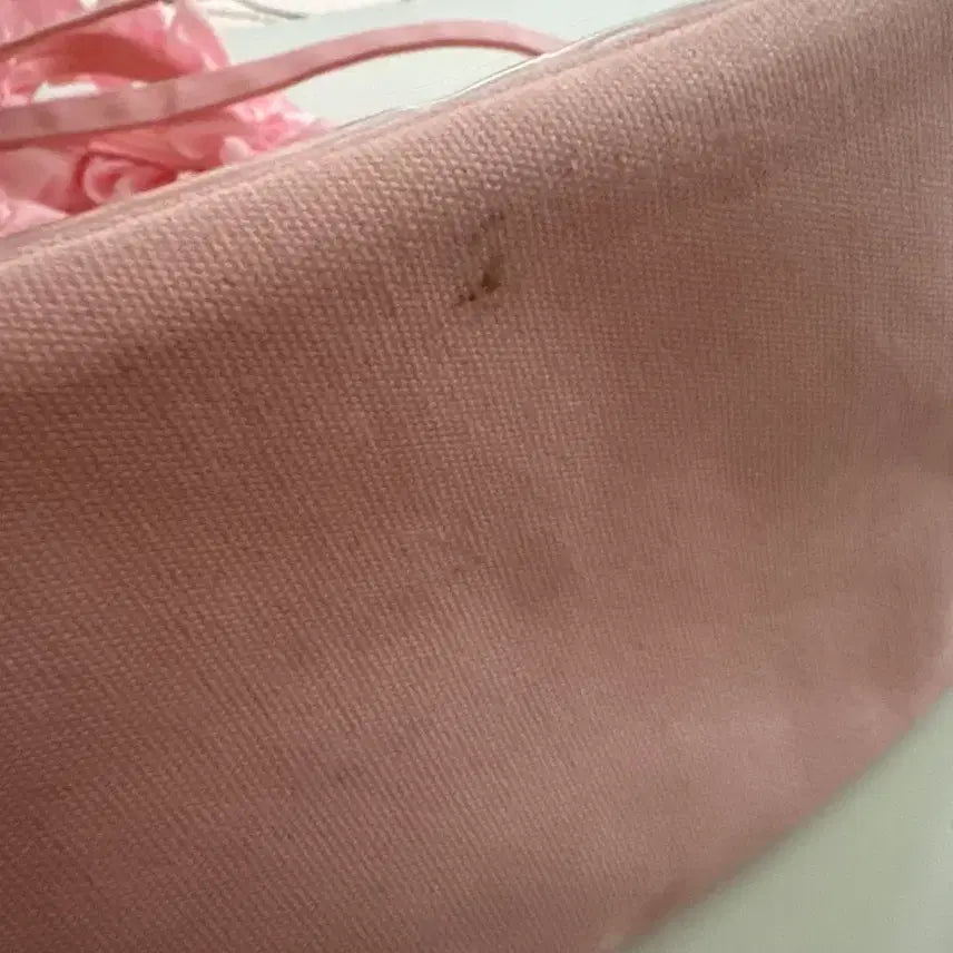 [BUNJANG] Zakamart Hand Frill A4 Tote Bag Pink / 자카마트 핸드프릴 이타백 a4 핑크