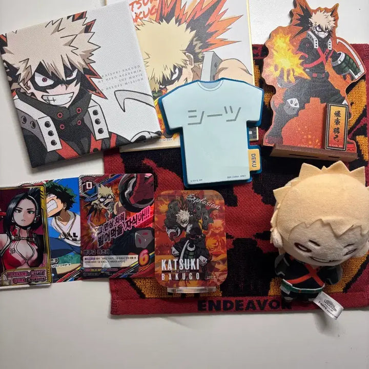 [BUNJANG] My Hero Academia Bakugo Merchandise Bundle Set / 나히아 바쿠고 굿즈 일괄판매