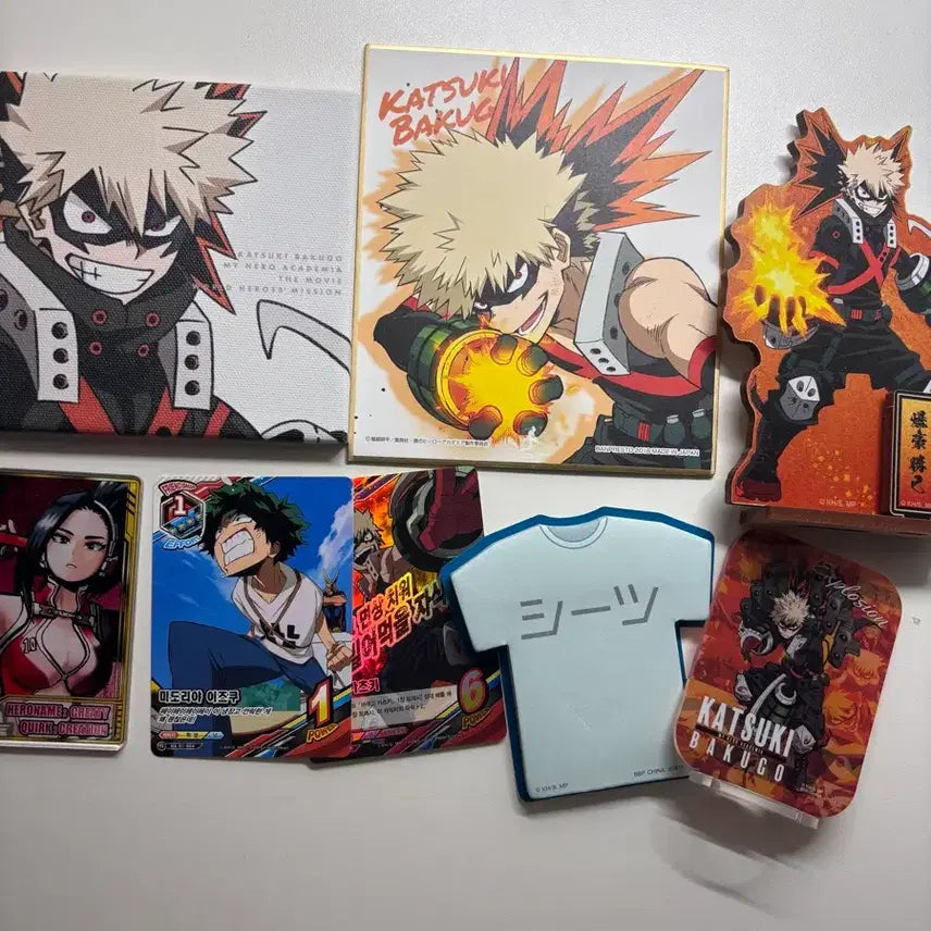 [BUNJANG] My Hero Academia Bakugo Merchandise Bundle Set / 나히아 바쿠고 굿즈 일괄판매