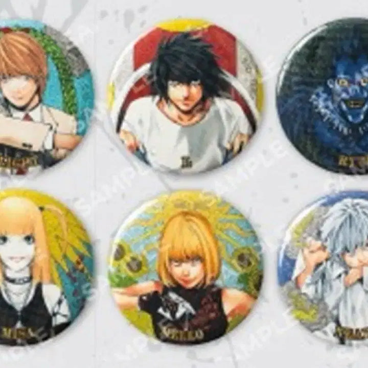 [BUNJANG] Death Note Trading Glitter Can Badge / 데스노트 트레이딩 글리터 캔뱃지