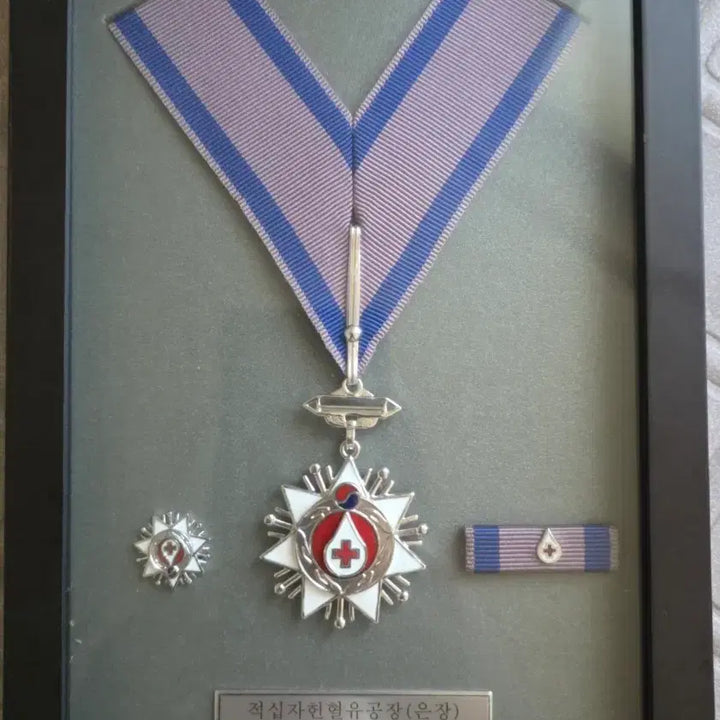 [BUNJANG] Korean Red Cross Blood Donation Merit Badge Silver Edition Limited / 대한적십자 헌혈유공장 은장 (한정판)